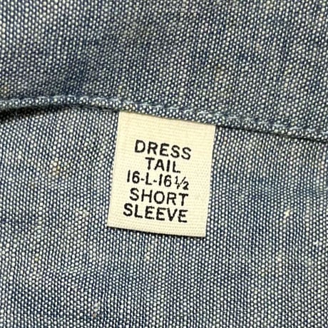 1960's Washington Dee Cee Chambray S/S Shirt Deadstock