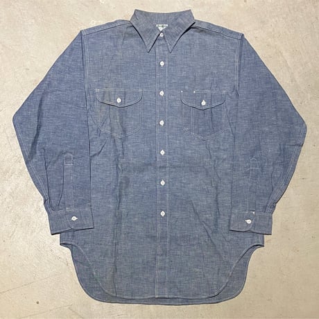 1950's OSHKOSH Chambray L/S Shirt Deadstock