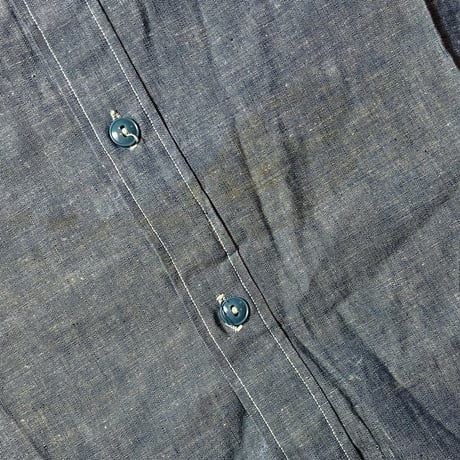 1950's US.NAVY Chambray L/S Shirt Deadstock