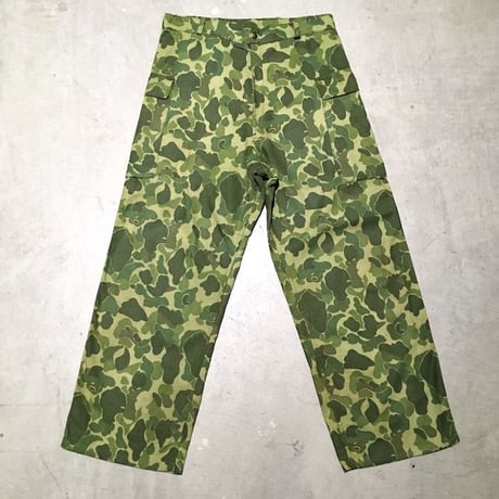 1950's Unknown Hunter Camo Herringbone Trousers