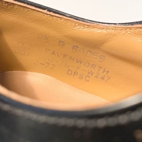 1970's US.NAVY Service Shoes Deadstock