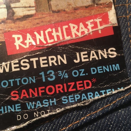 1960〜70's RANCHCRAFT Denim Pants Deadstock
