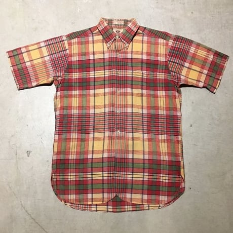 1960's A&S Indian Madras S/S Shirt