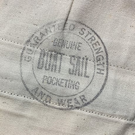 1950's Unknown Black Covert Trousers Deadstock