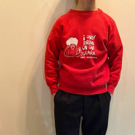 1960's Unknown Monster Printed Sweat