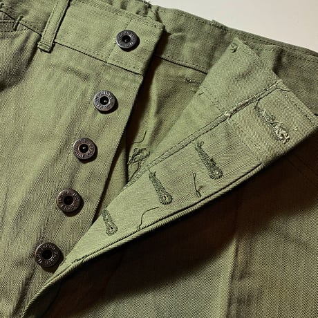 1940's USMC P-41 Herringbone Trousers Deadstock