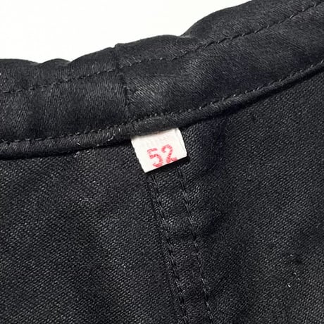 1940〜50's LE MONT ST MICHEL Black Moleskin Jacket Deadstock