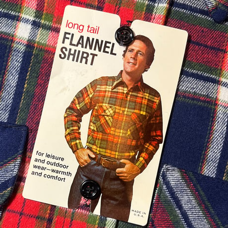 1970's〜 FIVE BROTHER Heavy Flannel L/S Shirt Deadstock