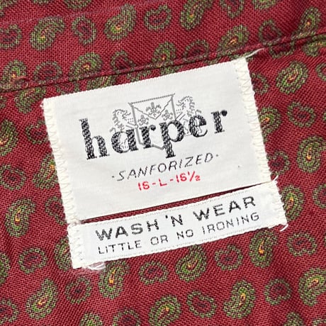 1960's harper L/S Shirt Deadstock