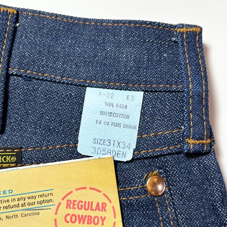 1970's MAVERICK 3D58DEN Denim Pants Deadstock