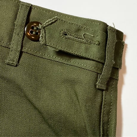 1950's US.ARMY M-47 Herringbone Trousers Deadstock