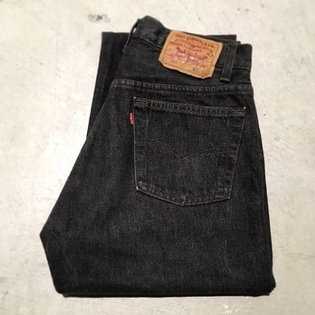 1980〜90's Levi's 501 Black Denim Pants
