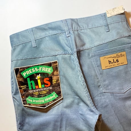 1960's h.i.s Corduroy Tapered Pants Deadstock