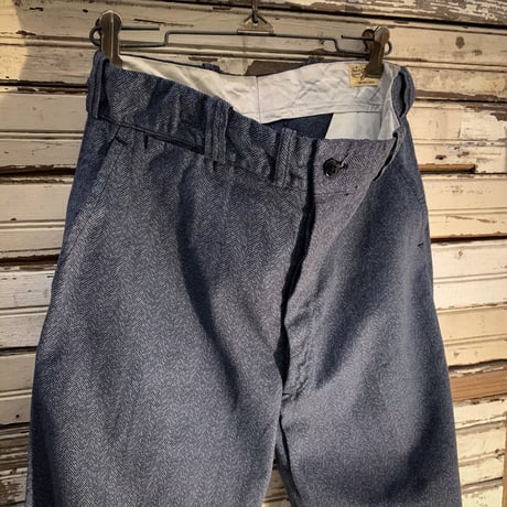 1940's D-F Herringbone Trousers