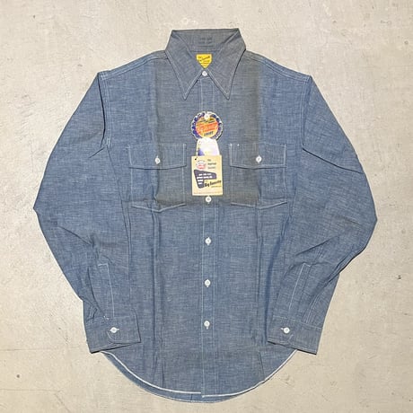 1960's The Big Favorite Chambray L/S Shirt Deadstock