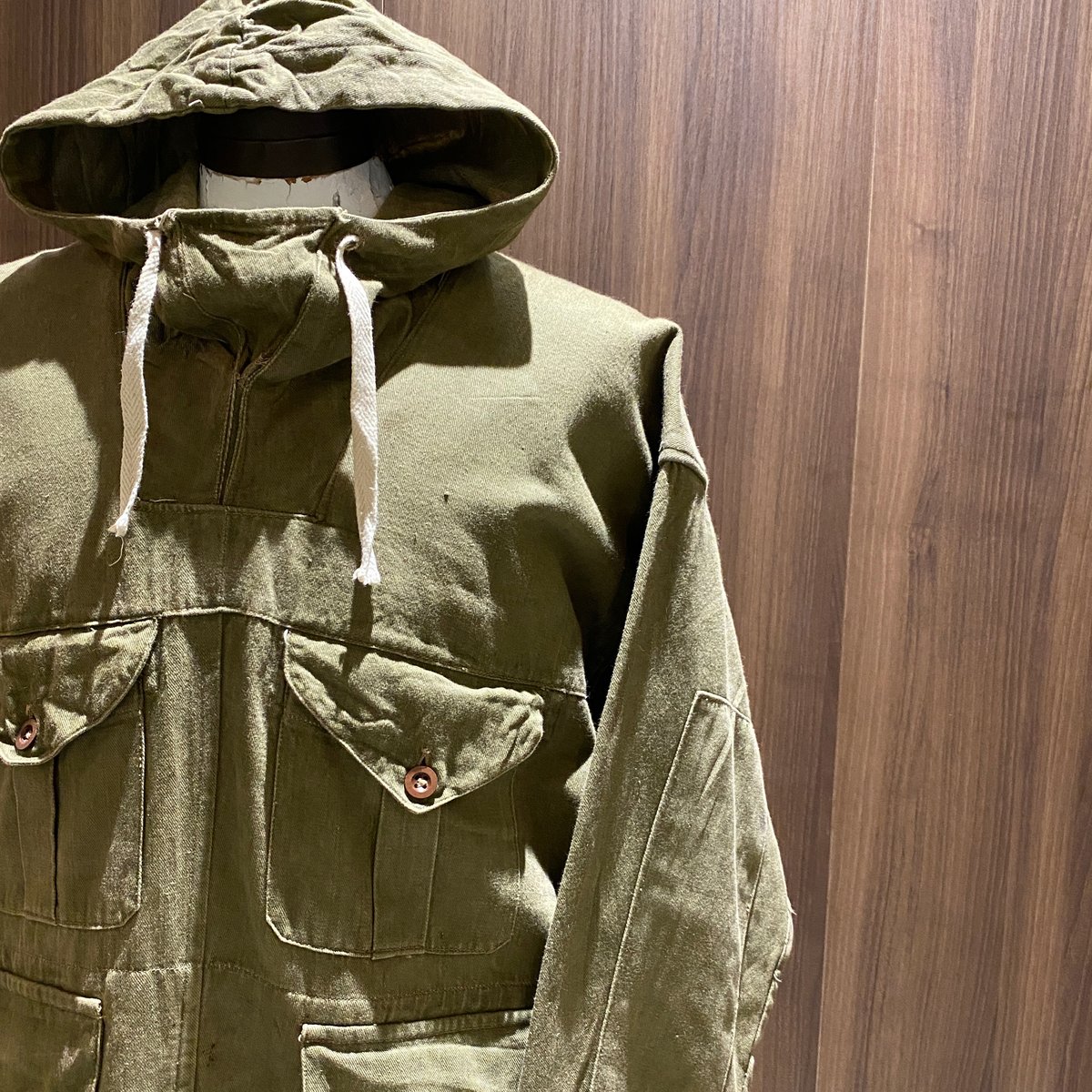 40s【Britiish Army SAS Greendenim Smock】 fit=scale-down,w=1200