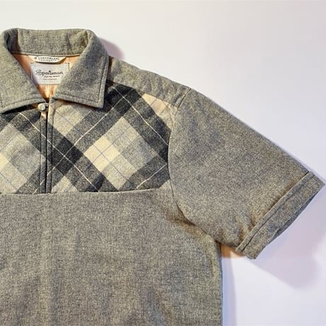 1950〜60's Sportsman Wool Pullover S/S Shirt