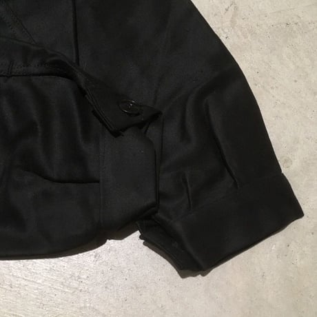 1950's Dubure&Deverchere Black Moleskin Jacket Deadstock