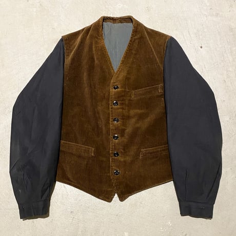 1930's〜 French Unknown Corduroy Jacket