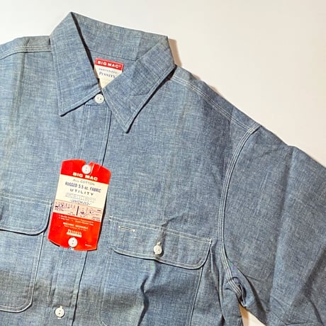 1950's〜 BIG MAC Chambray L/S Shirt Deadstock