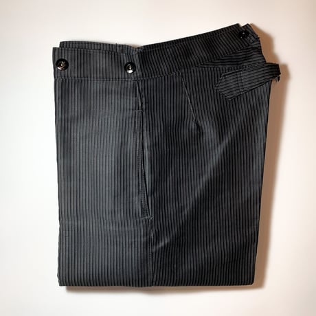 1940's French Unknown Printed Moleskin Trousers Deadstock