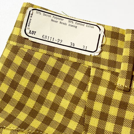 1960's〜 Sears Tapered Pants Deadstock