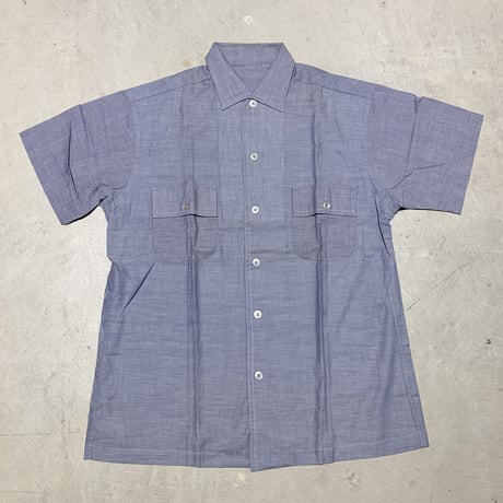 1960's Unknown Chambray S/S Shirt Deadstock
