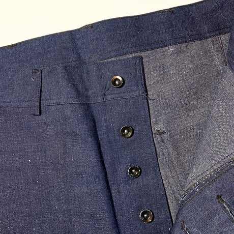 1940's US.NAVY Denim Trousers Deadstock