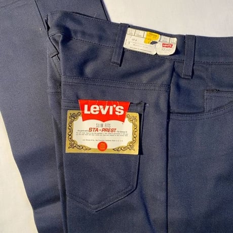 1960〜70's Levi's 518 STA-PREST Tapered Pants Deadstock