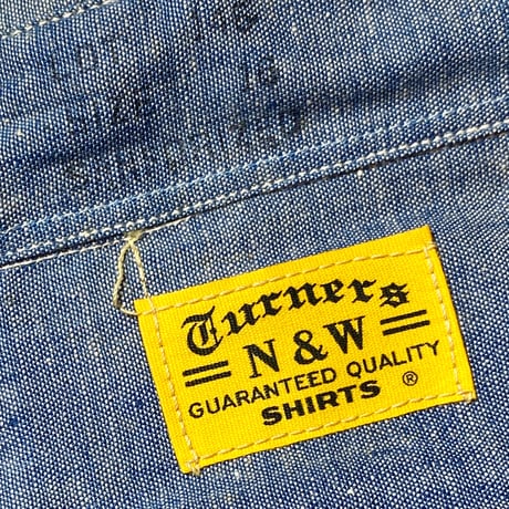1950〜60's N&W Chambray L/S Shirt Deadstock