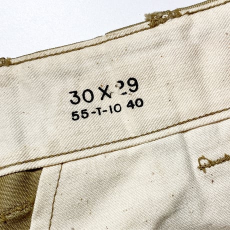 1950's US.ARMY Chino Trousers Deadstock