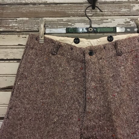 1930〜40's Unknown Tweed Trousers Deadstock