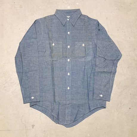 1950's Sears Chambray L/S Shirt Deadstock