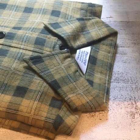 1950〜60's PENNEY'S Flannel L/S Shirt Deadstock