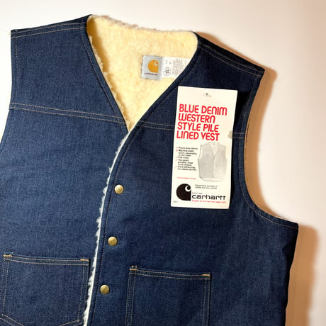 1980's Carhartt Denim Vest Deadstock