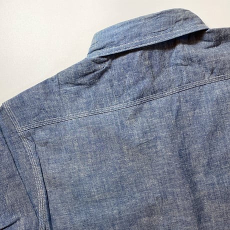 1960's BROADCASTER Chambray L/S Shirt Deadstock