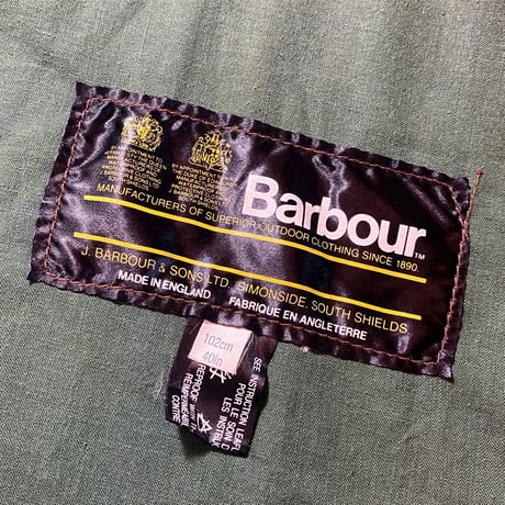 1980's Barbour DPM Oiled Jacket 1st Model