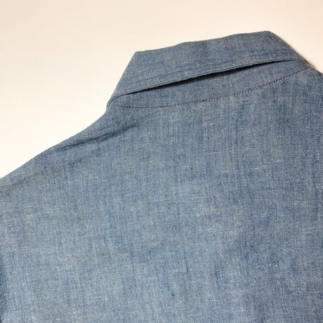 1960's US.NAVY Chambray L/S Shirt