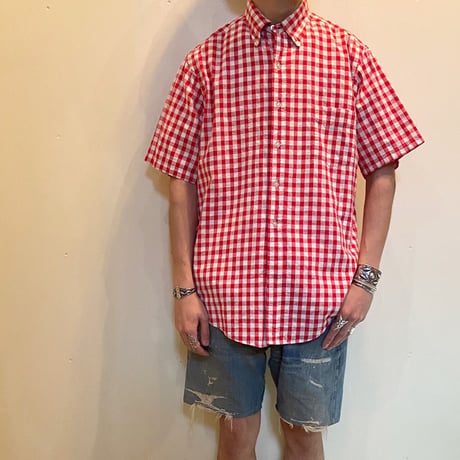 1960's WREN LTD. Seersucker S/S Shirt