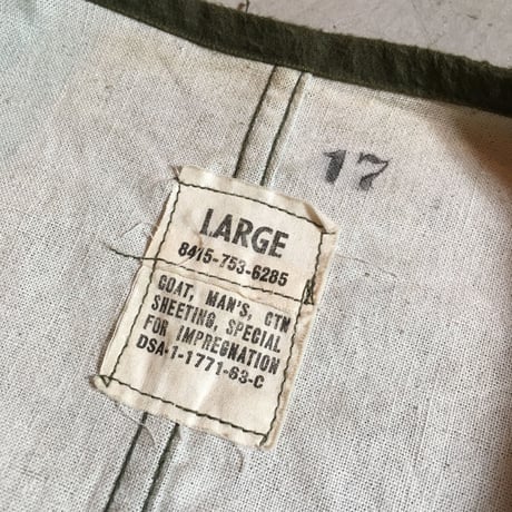 1960's US.ARMY Gas Protective Coat