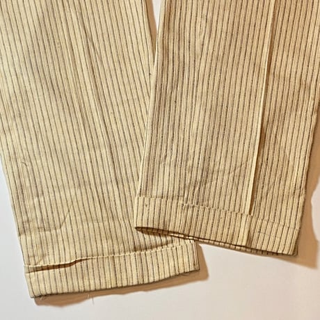 1930's〜 MADE WELL WEAR WELL Cotton Trousers Deadstock