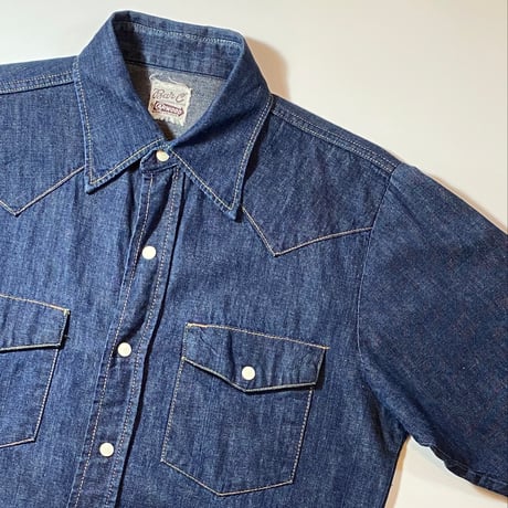 1960's Bar C Denim Western L/S Shirt