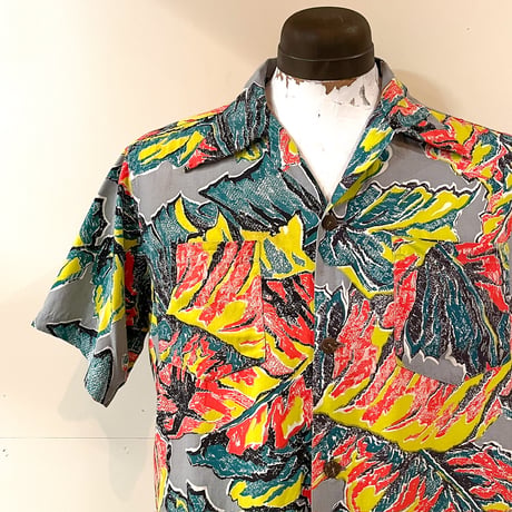 1950's Kiilani Rayon Hawaiian S/S Shirt