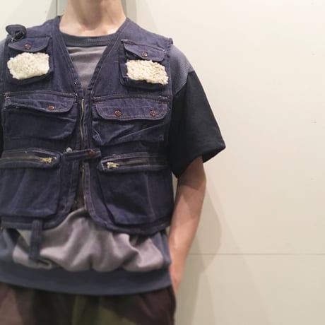1970's Unknown Denim Fishing Vest