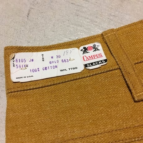 1960's Campus Short Pants Deadstock
