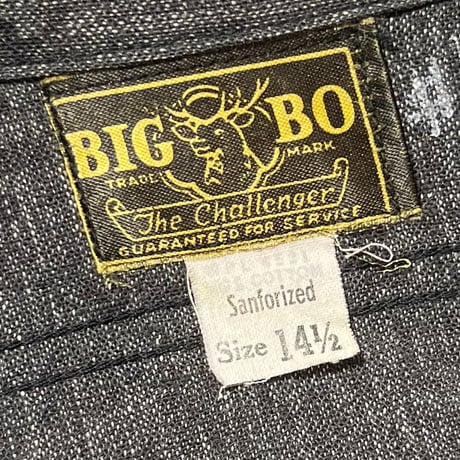 1950's BIG BO Black Chambray L/S Shirt
