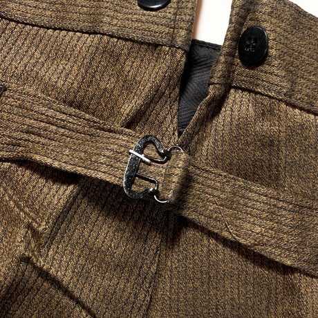 1940's〜 SAVO Brown Pique Trousers Deadstock