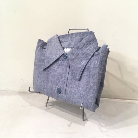 1960's Unknown Chambray L/S Shirt Deadstock