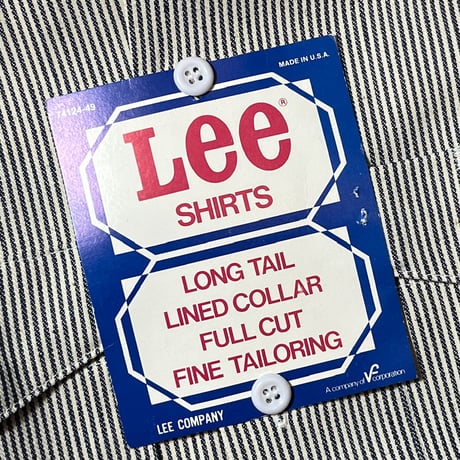 1970's Lee Hickory L/S Shirt Deadstock