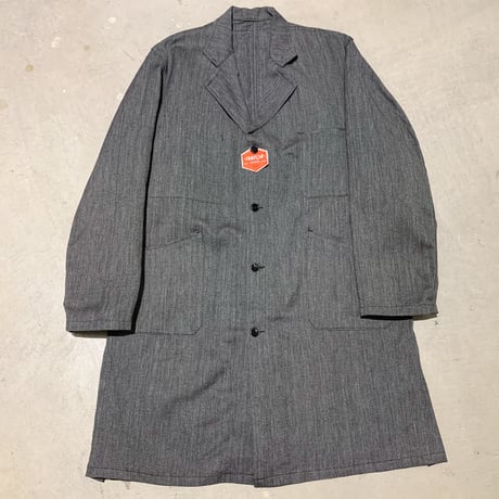 1950's KONECO Black Chambray  Atelier Coat Deadstock